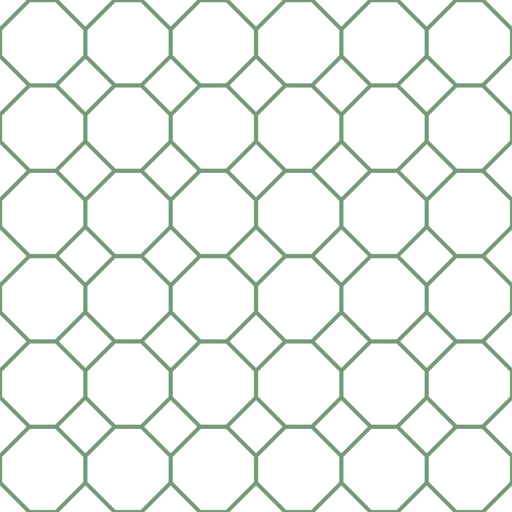Bee Hive Green/White Wallpaper from the Just Kitchens Collection by Galerie Wallcoverings