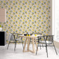 Citron Botanical Taupe Wallpaper from the Just Kitchens Collection by Galerie Wallcoverings