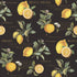 Citron Botanical Black/Yellow Wallpaper from the Just Kitchens Collection by Galerie Wallcoverings