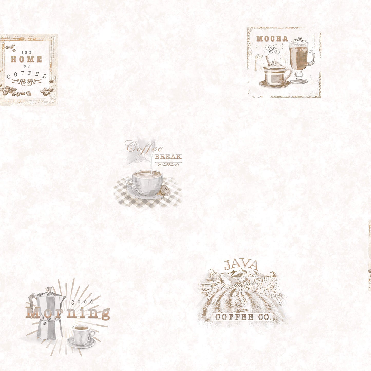 sample coffee beige wallpaper from the just kitchens collection by galerie wallcoverings 1