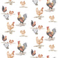 Free Range Black/Red Wallpaper from the Just Kitchens Collection by Galerie Wallcoverings