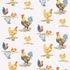 Free Range Blue/Red Wallpaper from the Just Kitchens Collection by Galerie Wallcoverings