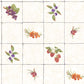 Fruit Tile Red/Purple Wallpaper from the Just Kitchens Collection by Galerie Wallcoverings