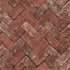 sample herringbone brick red wallpaper from the just kitchens collection by galerie wallcoverings 1