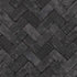 Herringbone Brick Black Wallpaper from the Just Kitchens Collection by Galerie Wallcoverings
