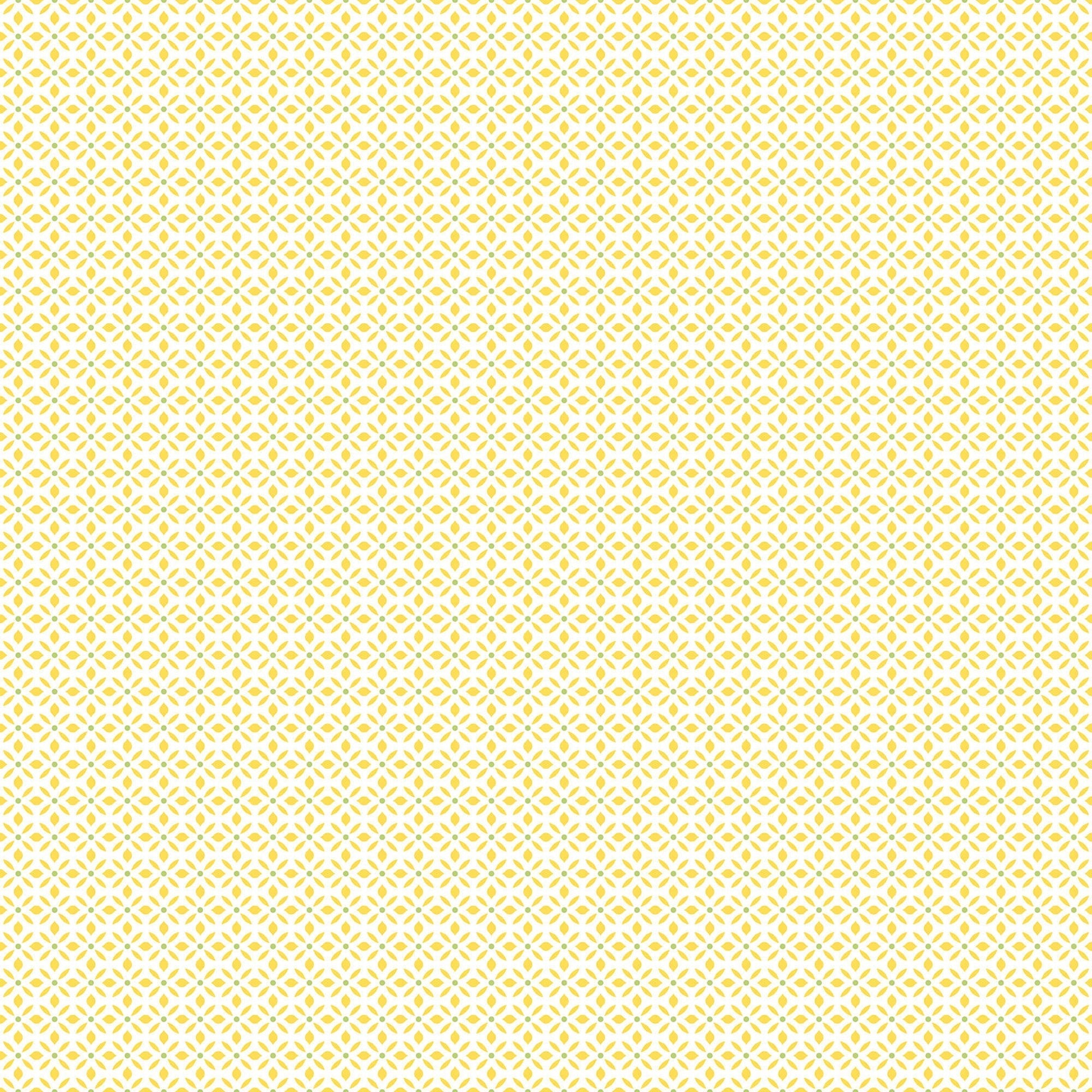Leaf Dot Spot Yellow/Green Wallpaper from the Just Kitchens Collection by Galerie Wallcoverings