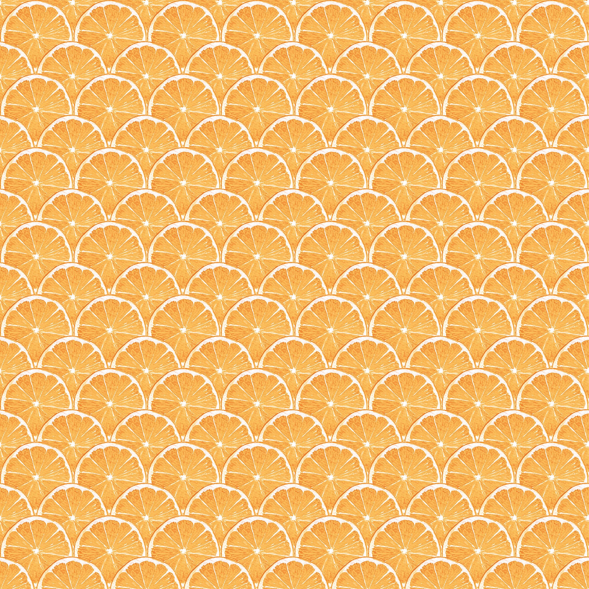 Lemon Scallop Orange Wallpaper from the Just Kitchens Collection by Galerie Wallcoverings