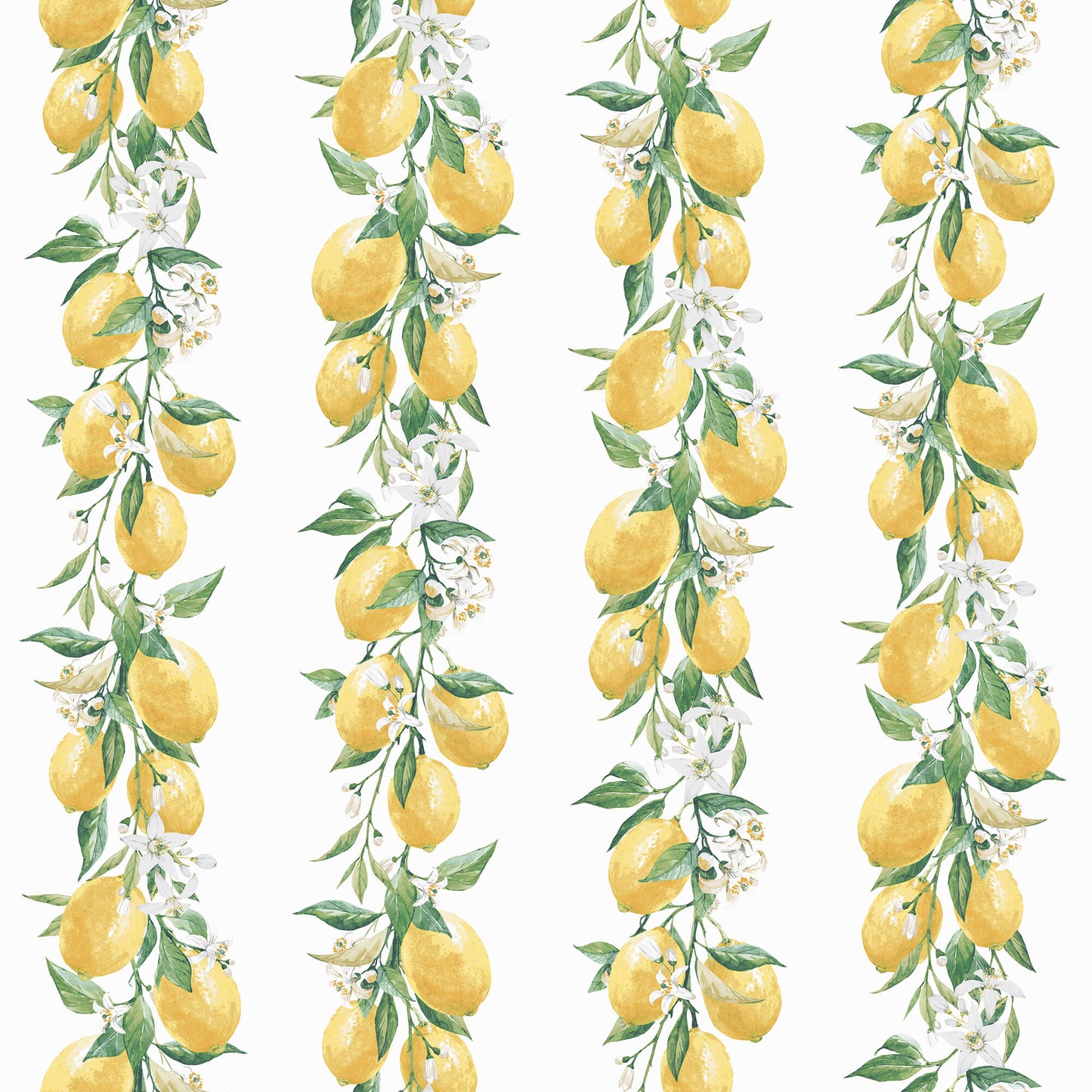 Lemon Stripe Yellow/Green Wallpaper from the Just Kitchens Collection by Galerie Wallcoverings