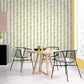 Lemon Stripe Yellow/Green Wallpaper from the Just Kitchens Collection by Galerie Wallcoverings