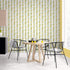 Lemon Stripe Yellow/Green Wallpaper from the Just Kitchens Collection by Galerie Wallcoverings