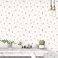 Meadow Spot Beige/Lilac Wallpaper from the Just Kitchens Collection by Galerie Wallcoverings