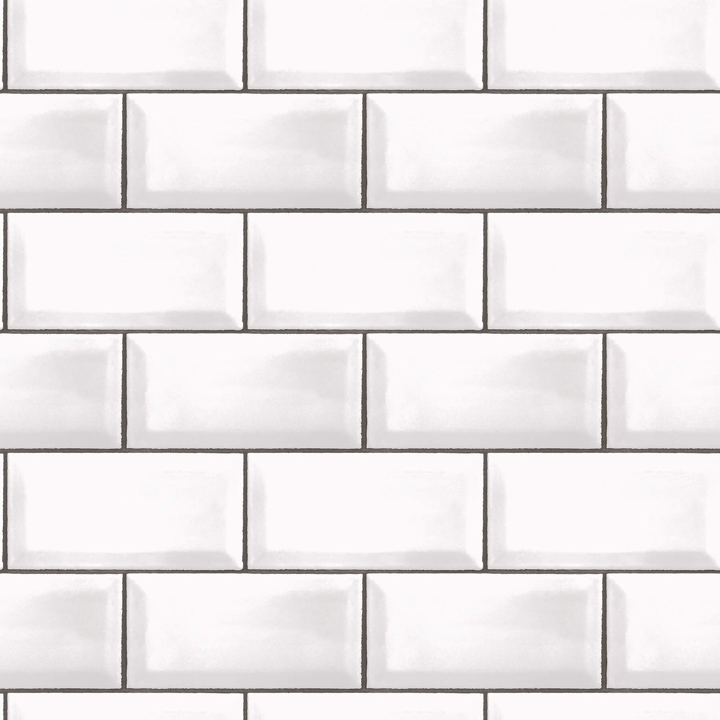 sample metro tile black white wallpaper from the just kitchens collection by galerie wallcoverings 1