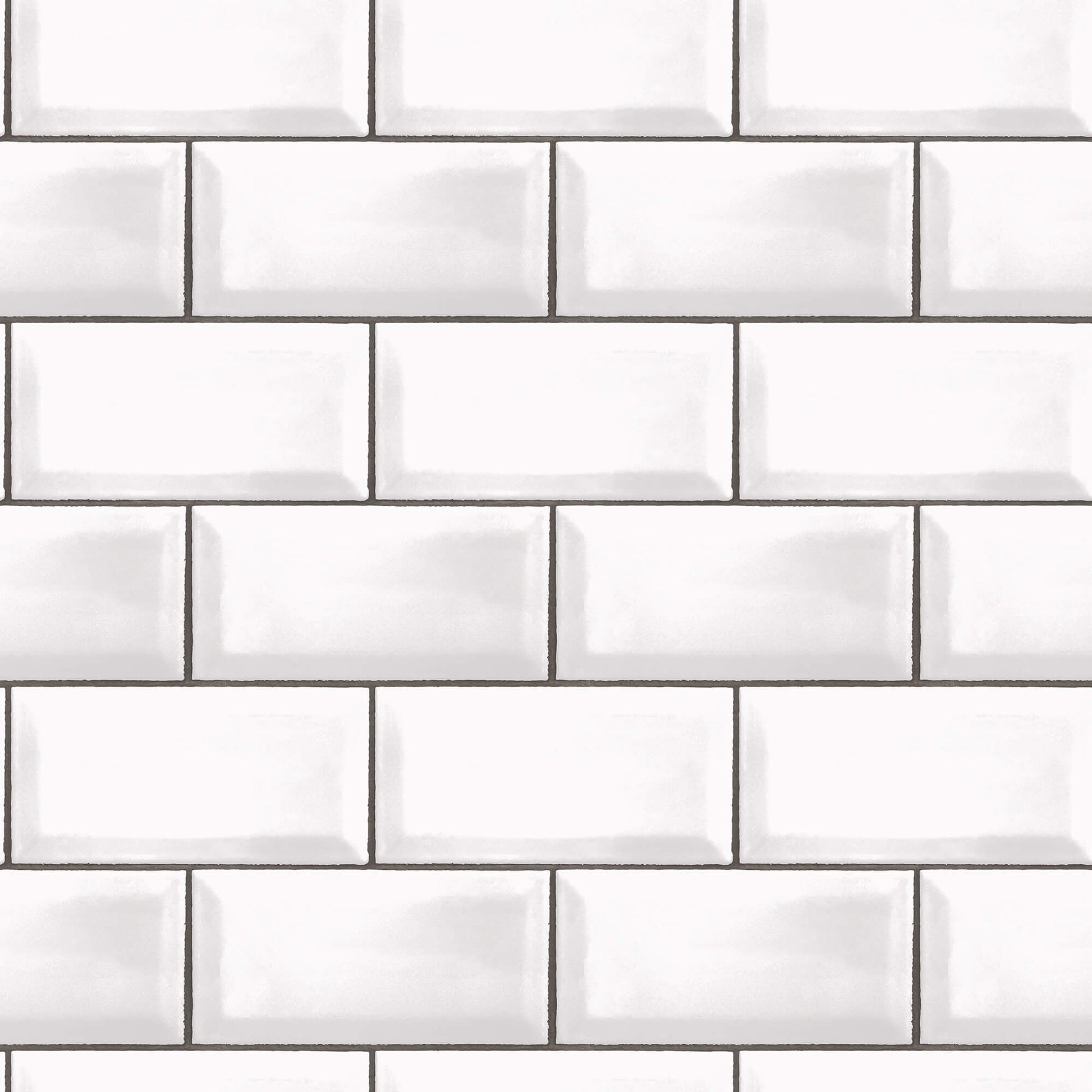 sample metro tile black white wallpaper from the just kitchens collection by galerie wallcoverings 1