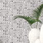 Newspaper Black/White Wallpaper from the Just Kitchens Collection by Galerie Wallcoverings