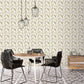 Olive Drupe Green/Black Wallpaper from the Just Kitchens Collection by Galerie Wallcoverings