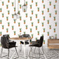 Pineapples Green/Brown Wallpaper from the Just Kitchens Collection by Galerie Wallcoverings