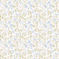 Spring leaf trail Blue/Green Wallpaper from the Just Kitchens Collection by Galerie Wallcoverings