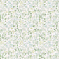 Spring Leaf Trail Green/Blue Wallpaper from the Just Kitchens Collection by Galerie Wallcoverings