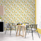 Sunflower Trail Yellow/Green Wallpaper from the Just Kitchens Collection by Galerie Wallcoverings