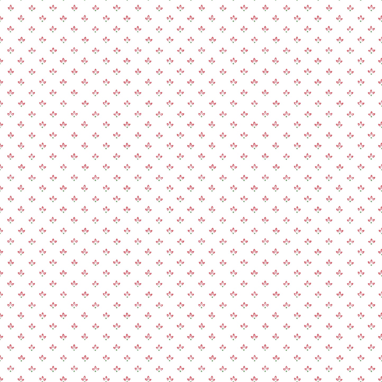 Tri Leaf Red/Green Wallpaper from the Just Kitchens Collection by Galerie Wallcoverings