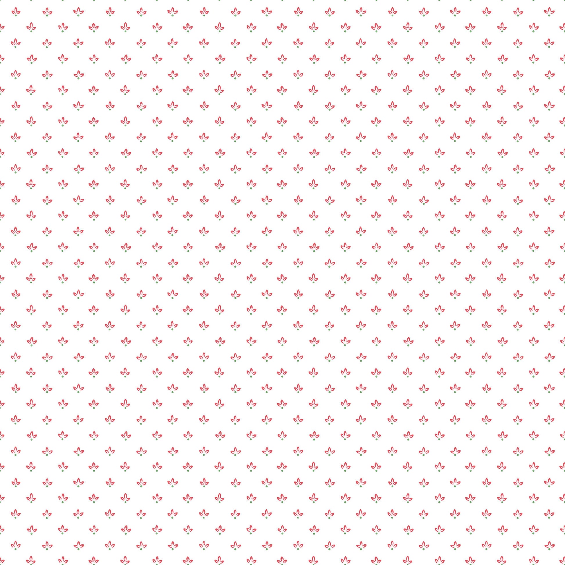 Tri Leaf Red/Green Wallpaper from the Just Kitchens Collection by Galerie Wallcoverings