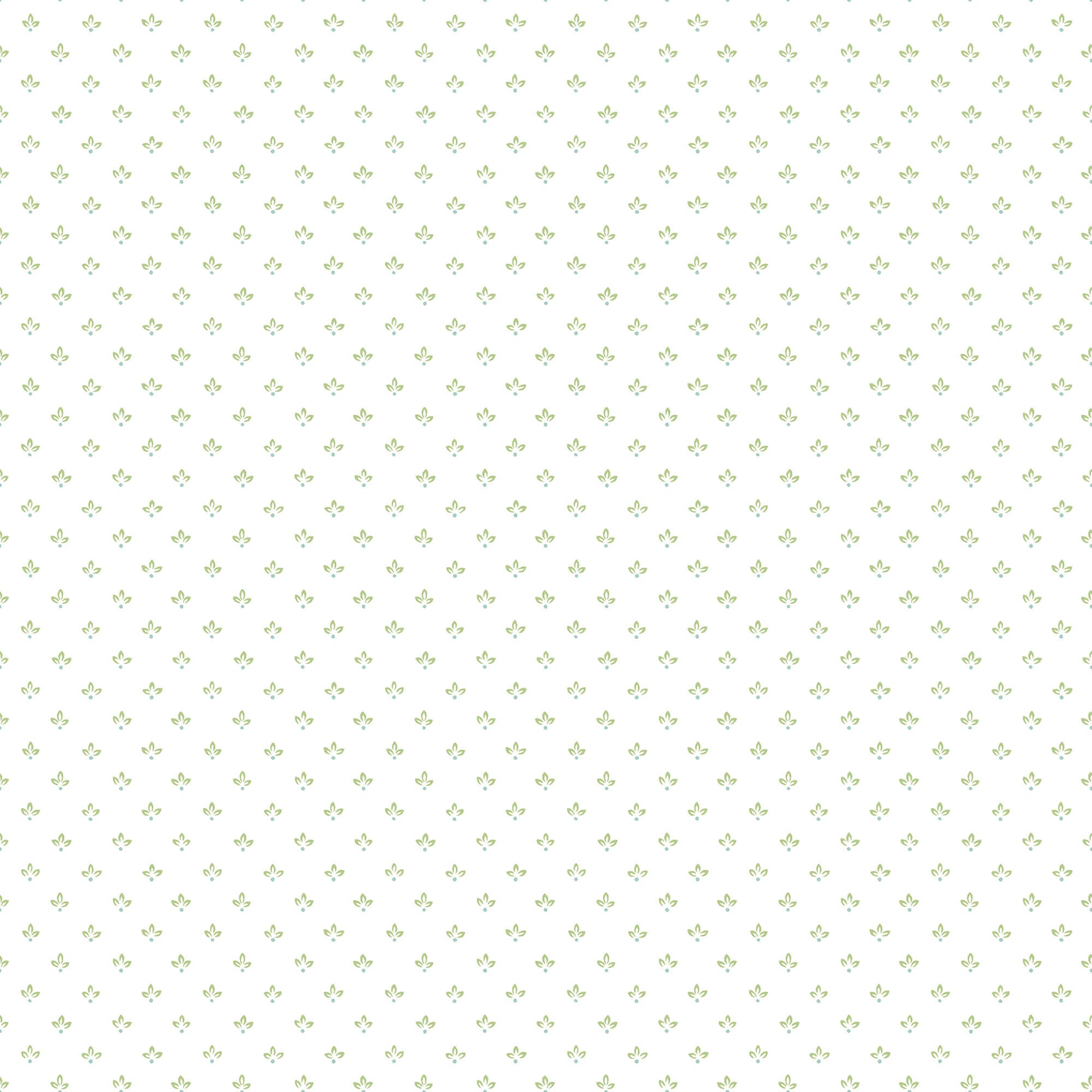Tri Leaf Green/Blue Wallpaper from the Just Kitchens Collection by Galerie Wallcoverings
