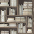 sample natural books dark brown wallpaper from the nostalgie collection by galerie wallcoverings 1