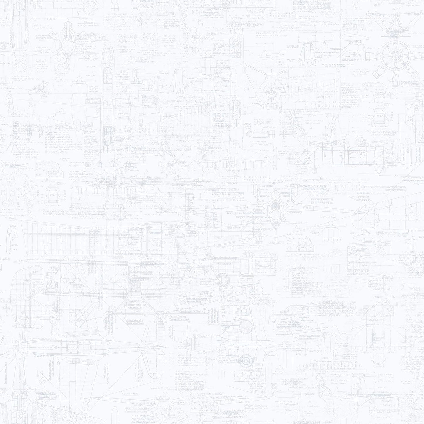 sample blueprint white wallpaper from the nostalgie collection by galerie wallcoverings 1