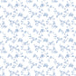 Delicate Floral Blue Wallpaper from the Small Prints Collection by Galerie Wallcoverings