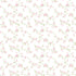 Delicate Floral Pink/Green Wallpaper from the Small Prints Collection by Galerie Wallcoverings