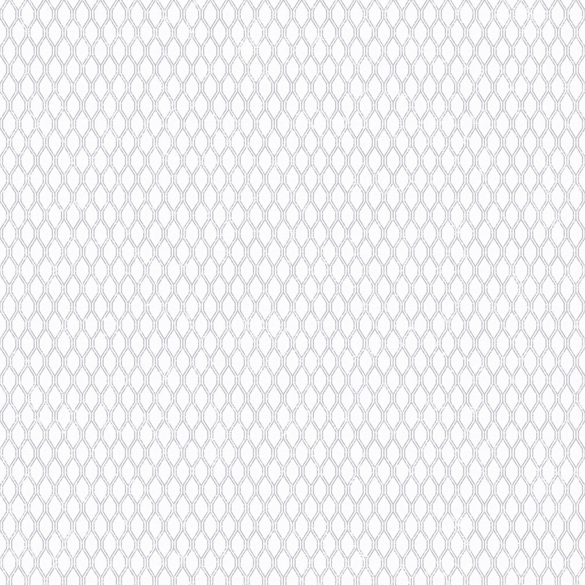 Double Links Grey Wallpaper from the Small Prints Collection by Galerie Wallcoverings