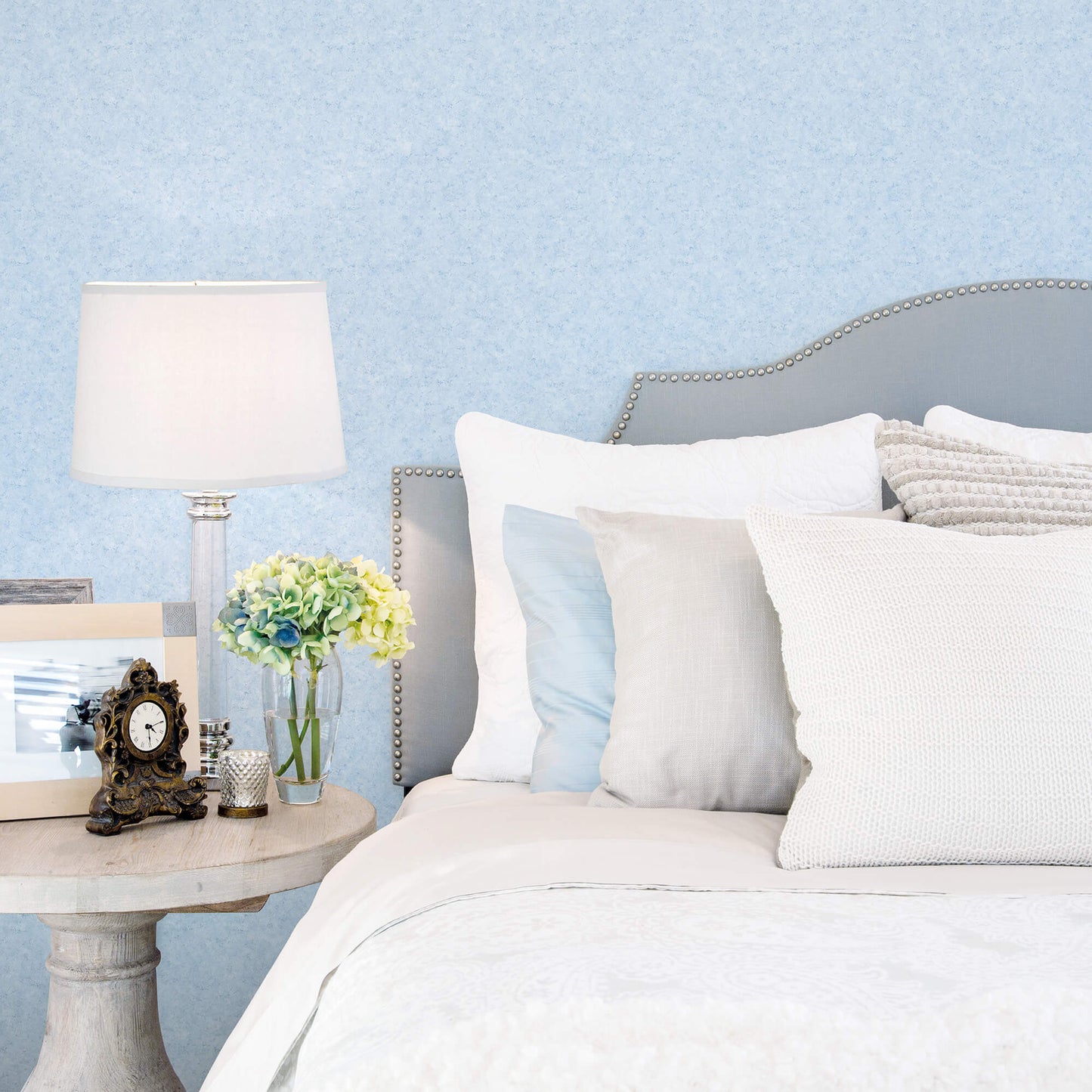Mini Texture Blue Wallpaper from the Small Prints Collection by Galerie Wallcoverings