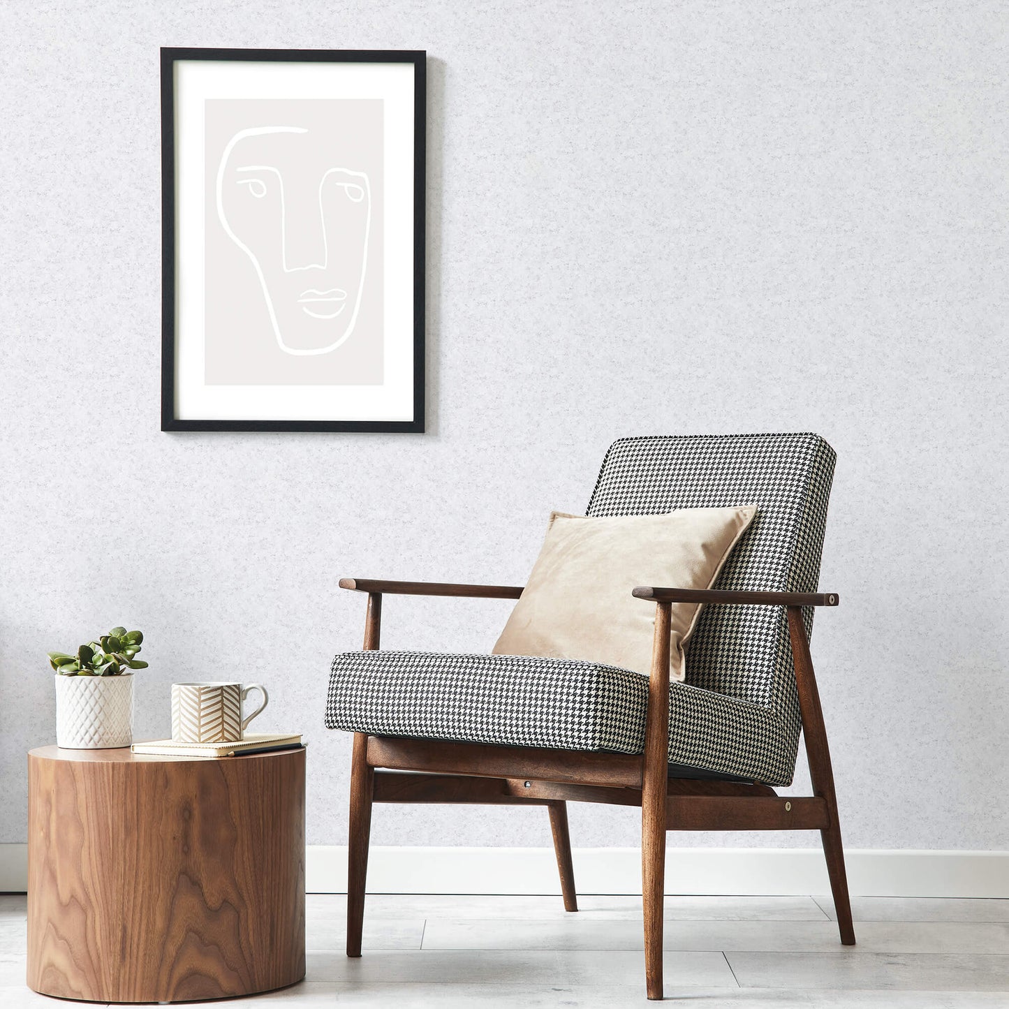 Mini Texture Grey Wallpaper from the Small Prints Collection by Galerie Wallcoverings