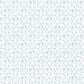 Ogee Floral Teal/Beige Wallpaper from the Small Prints Collection by Galerie Wallcoverings