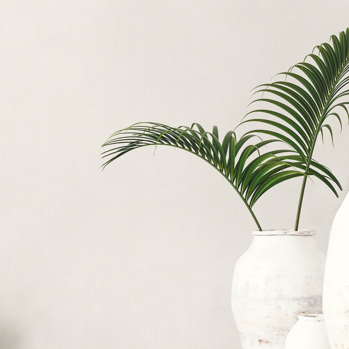 Shell Top Cream Wallpaper from the Small Prints Collection by Galerie Wallcoverings