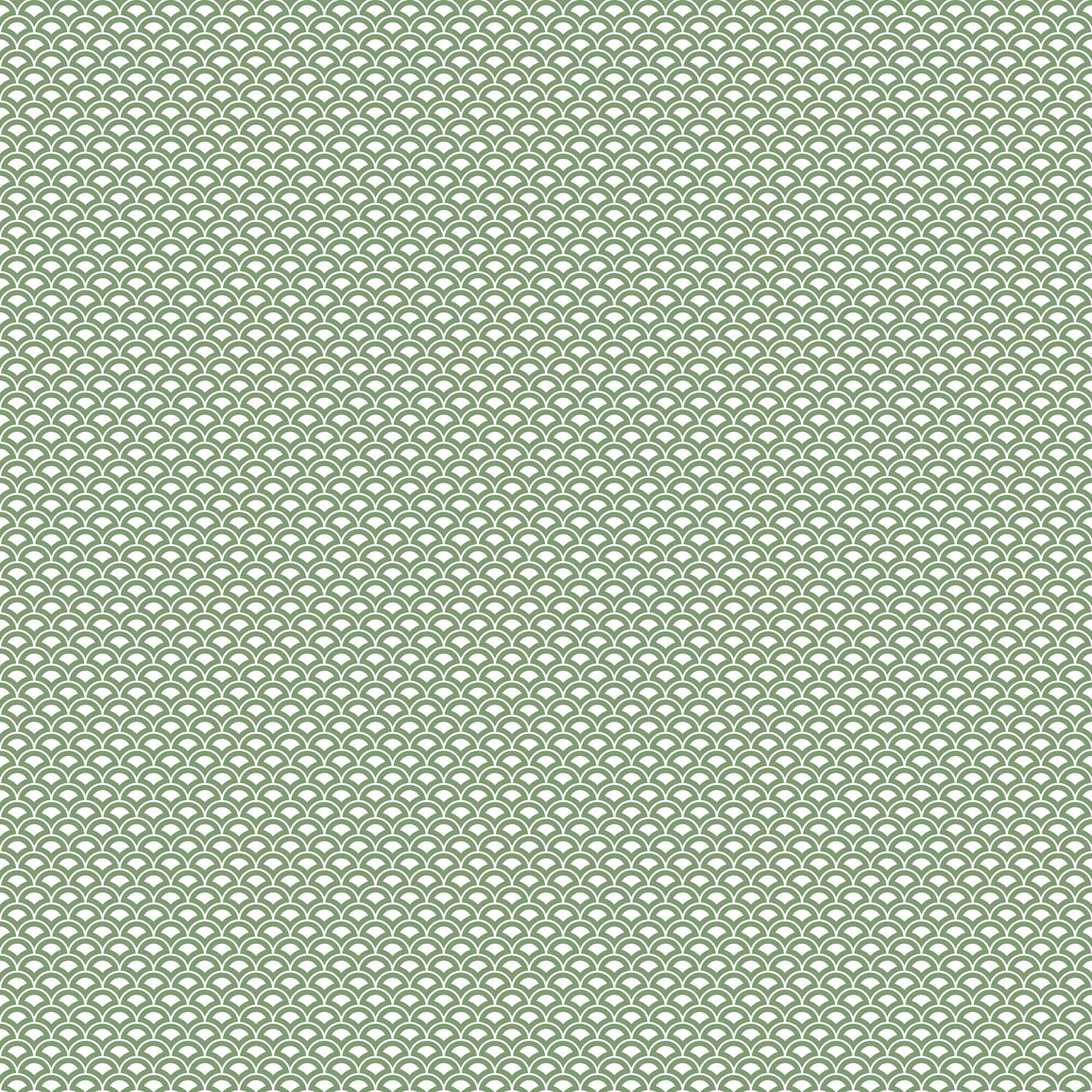 Shell Top Emerald Wallpaper from the Small Prints Collection by Galerie Wallcoverings