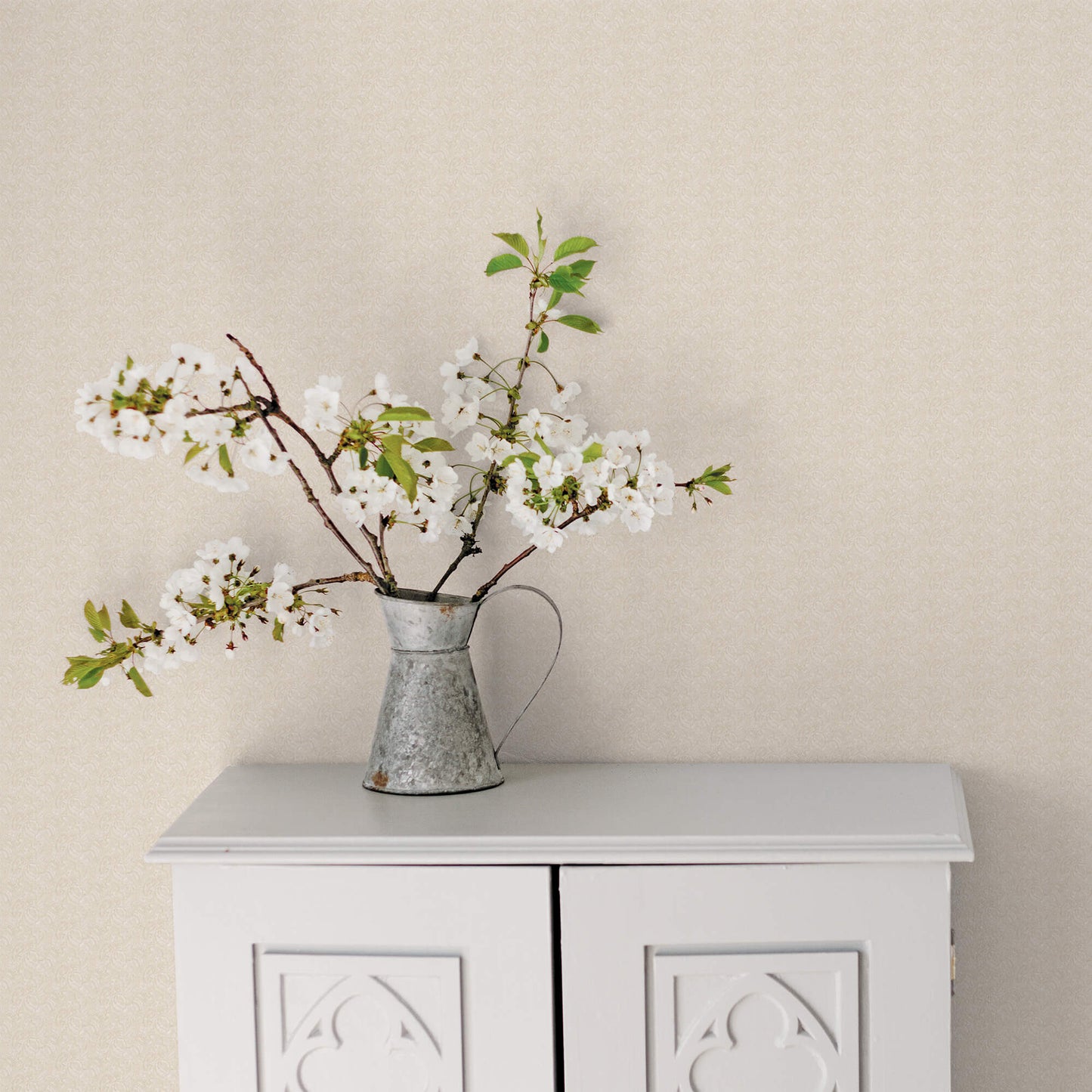 Small Paisley Beige Wallpaper from the Small Prints Collection by Galerie Wallcoverings