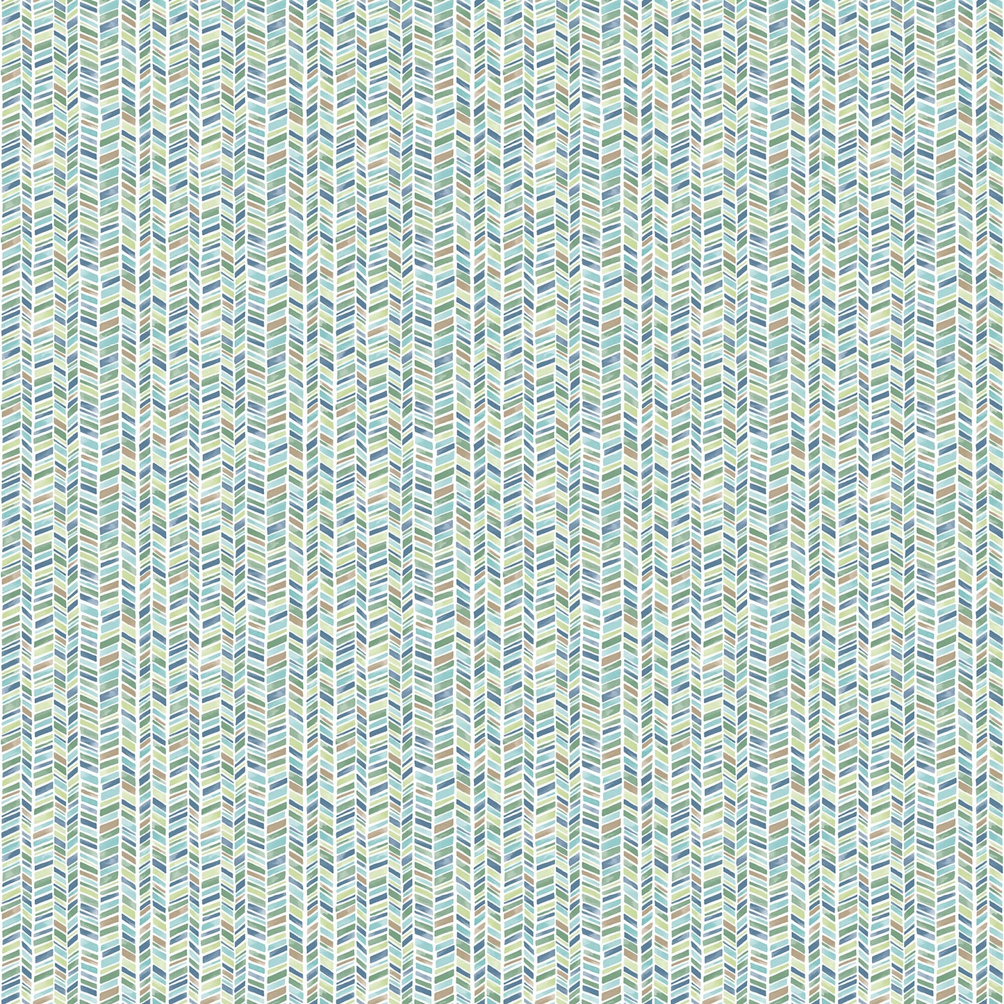 Stained Glass Stripe Emerald/Turquoise Wallpaper from the Small Prints Collection by Galerie Wallcoverings