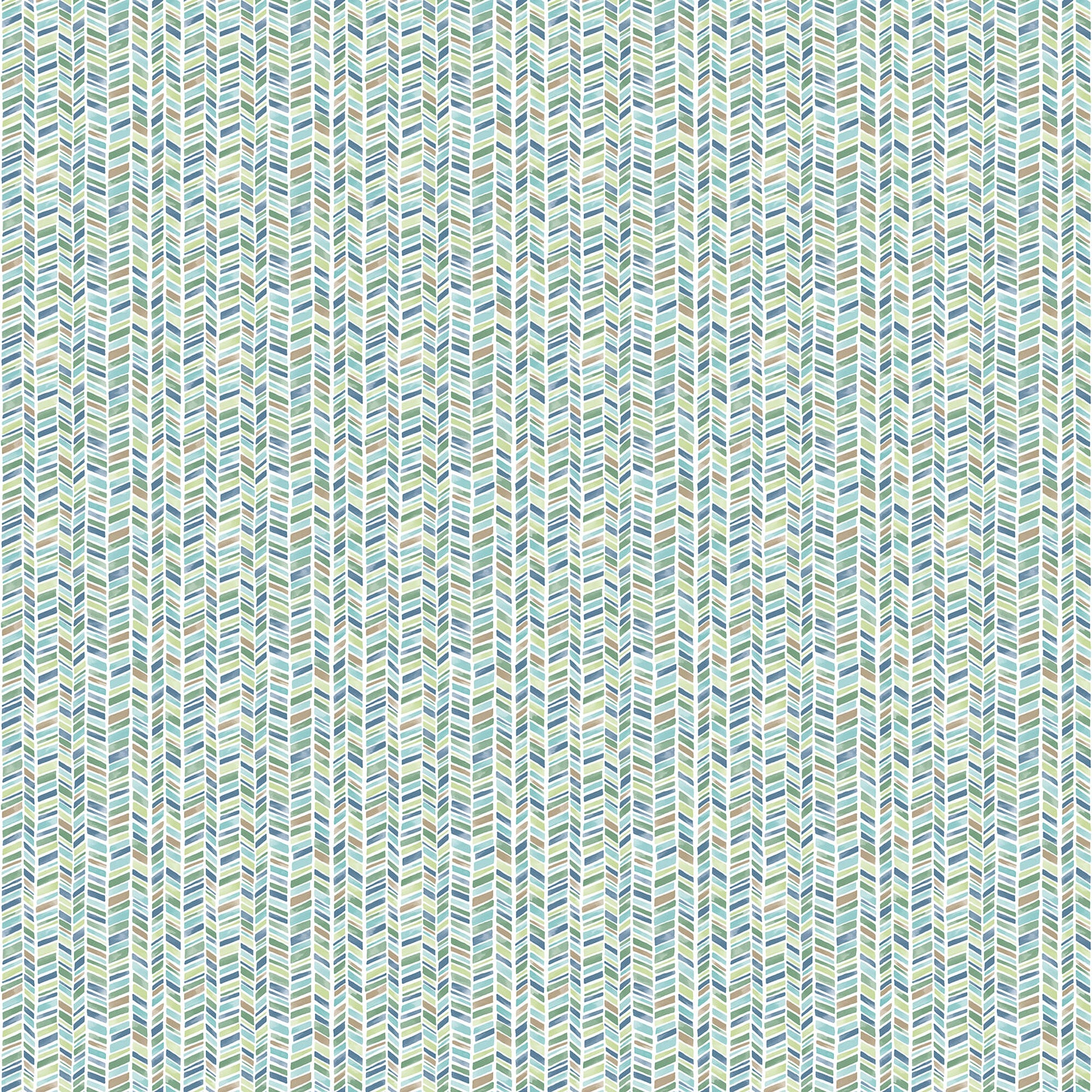 Stained Glass Stripe Emerald/Turquoise Wallpaper from the Small Prints Collection by Galerie Wallcoverings