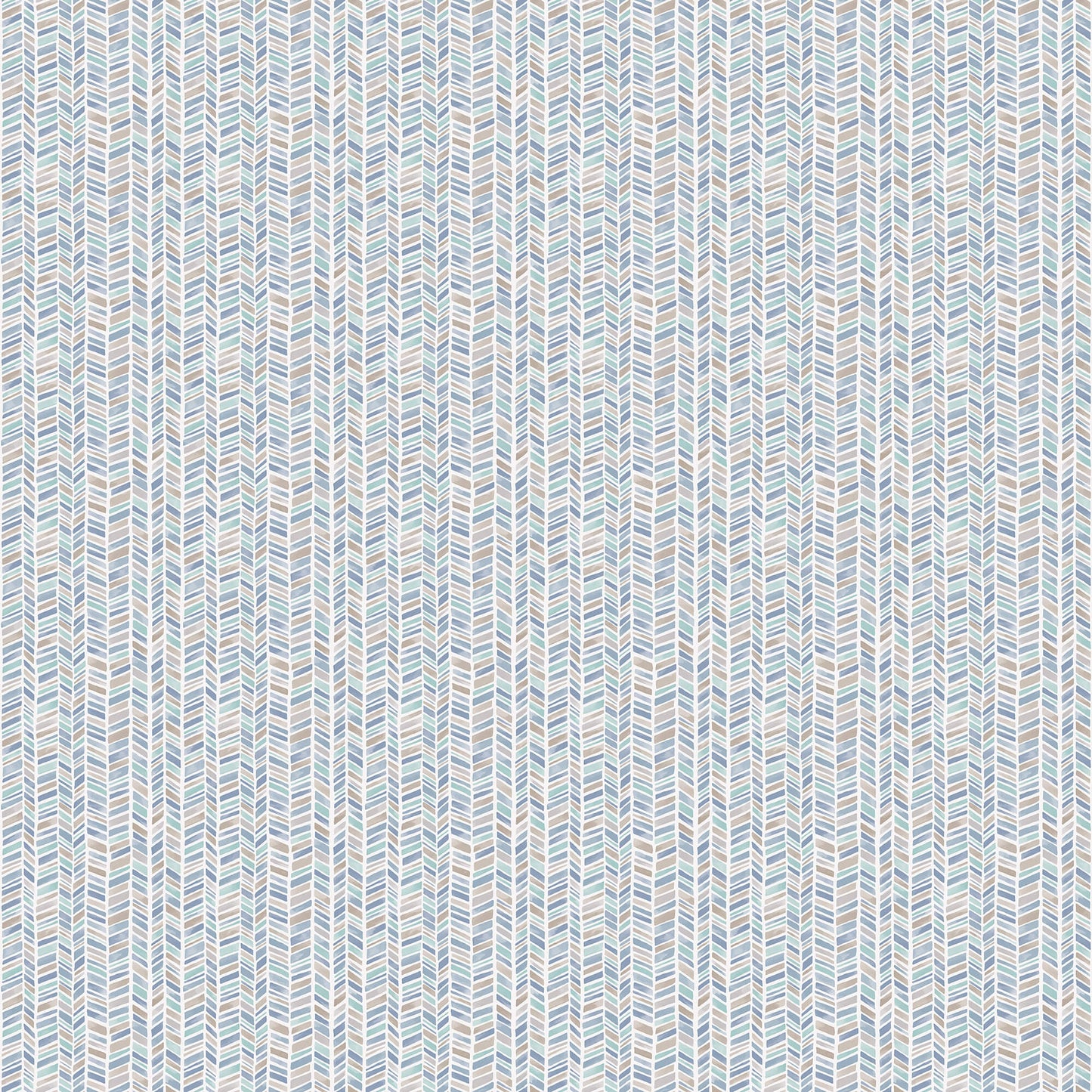 Stained Glass Stripe Teal/Tan Wallpaper from the Small Prints Collection by Galerie Wallcoverings