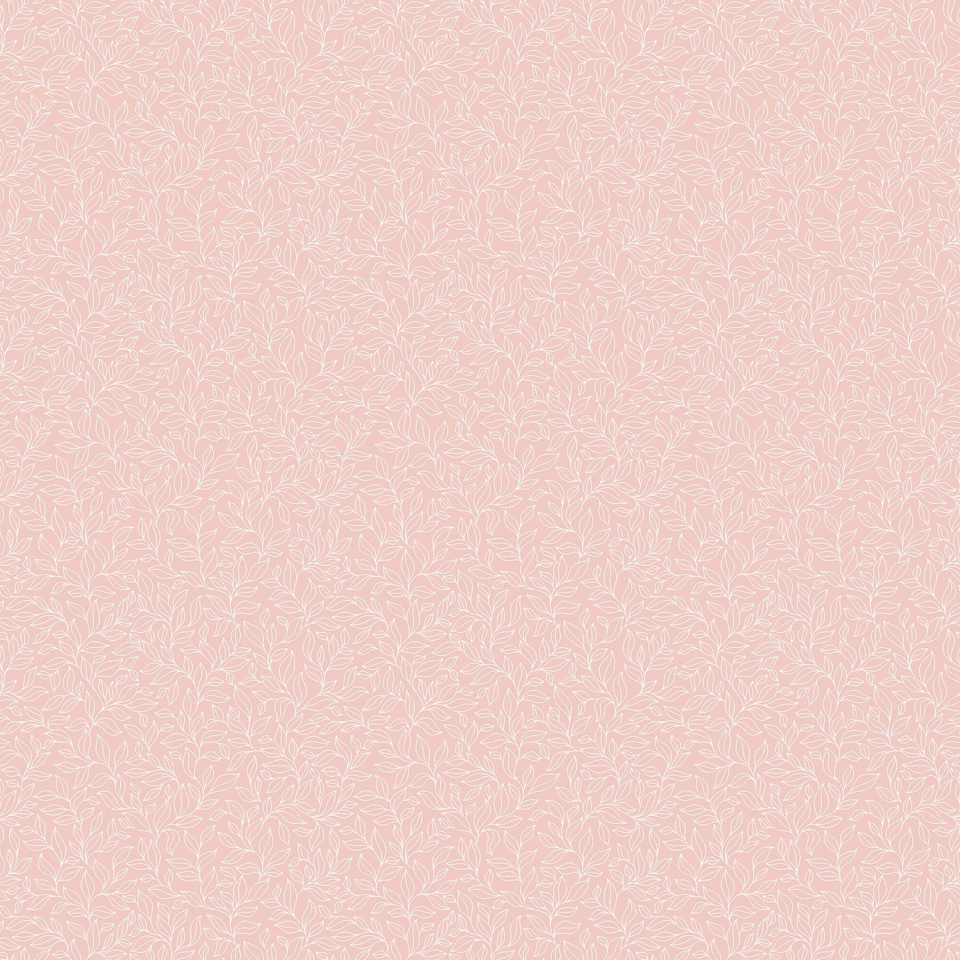 Stencil Leaf Pink Wallpaper from the Small Prints Collection by Galerie Wallcoverings