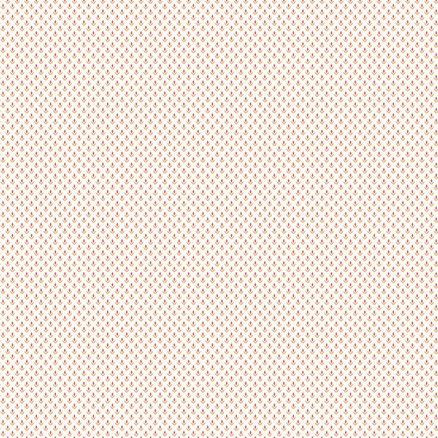 Tiny Tulip Cranberry/Tan Wallpaper from the Small Prints Collection by Galerie Wallcoverings
