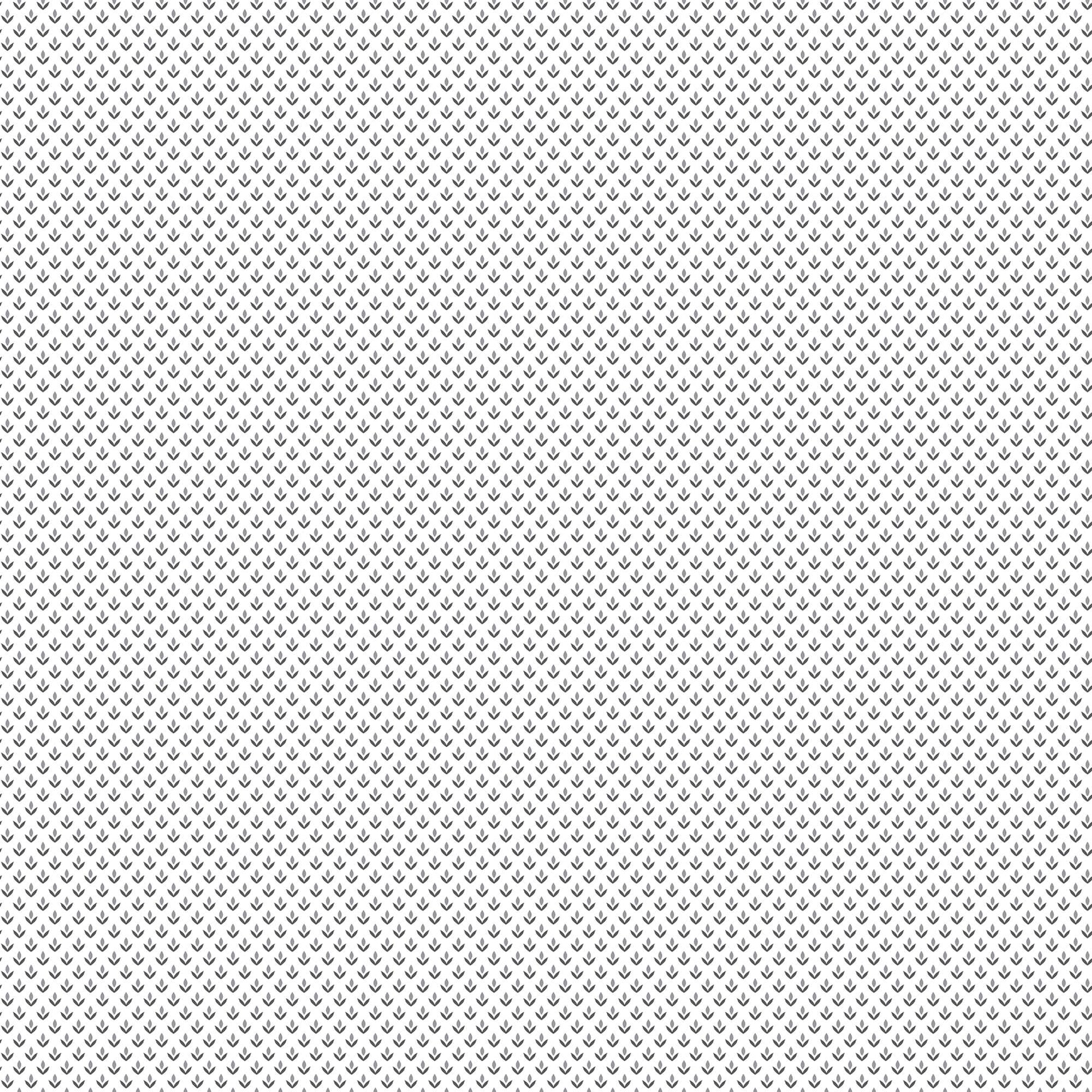 Tiny Tulip Grey/Black Wallpaper from the Small Prints Collection by Galerie Wallcoverings