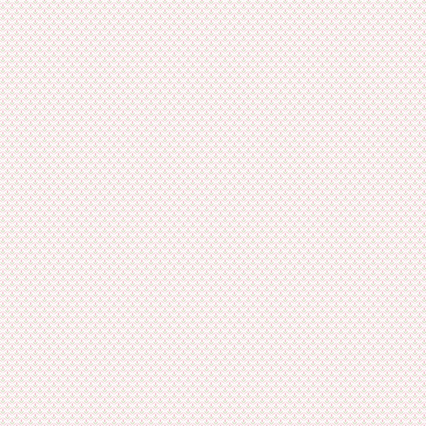 Tiny Tulip Pink/Green Wallpaper from the Small Prints Collection by Galerie Wallcoverings