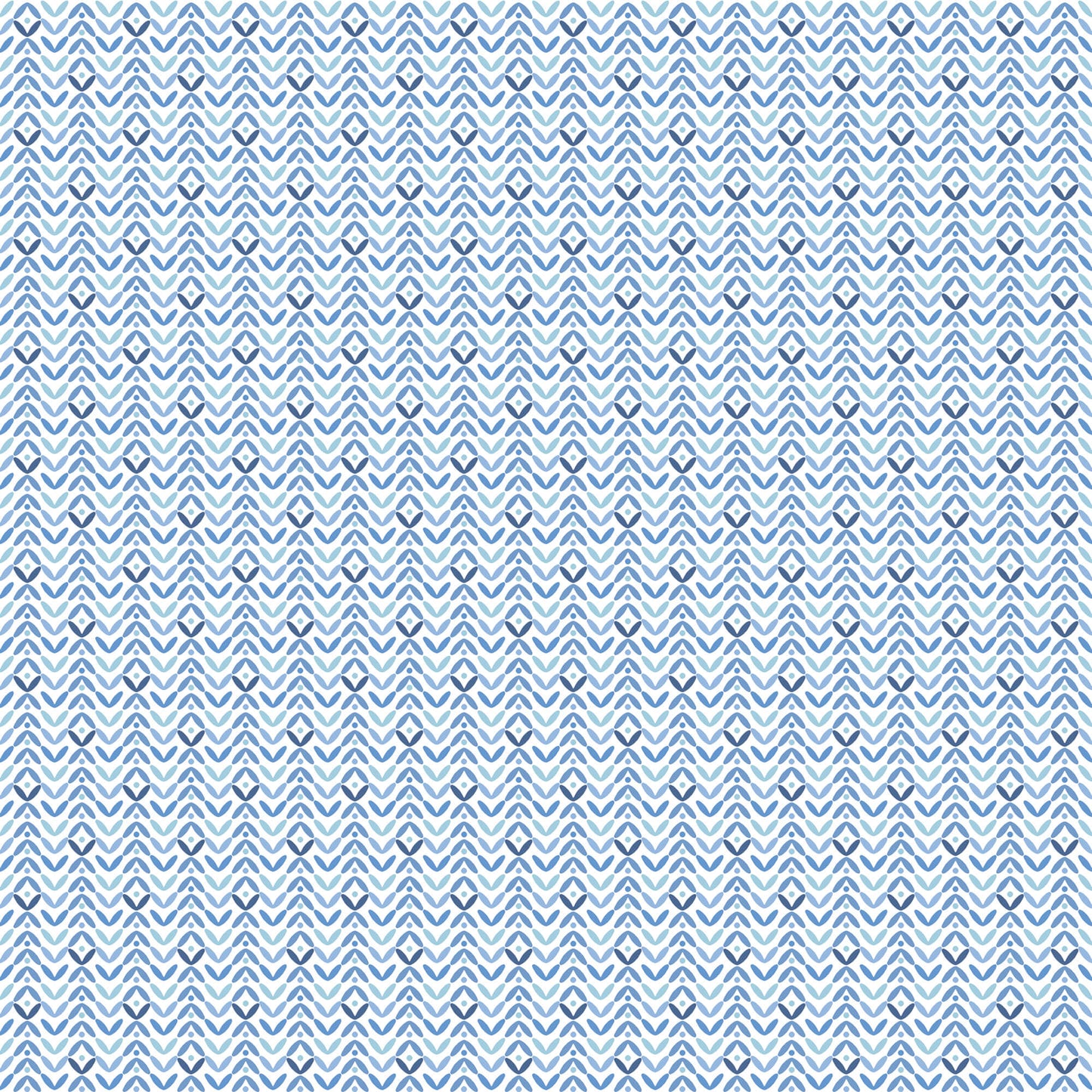 Tulip Flip Blue/Mint Wallpaper from the Small Prints Collection by Galerie Wallcoverings