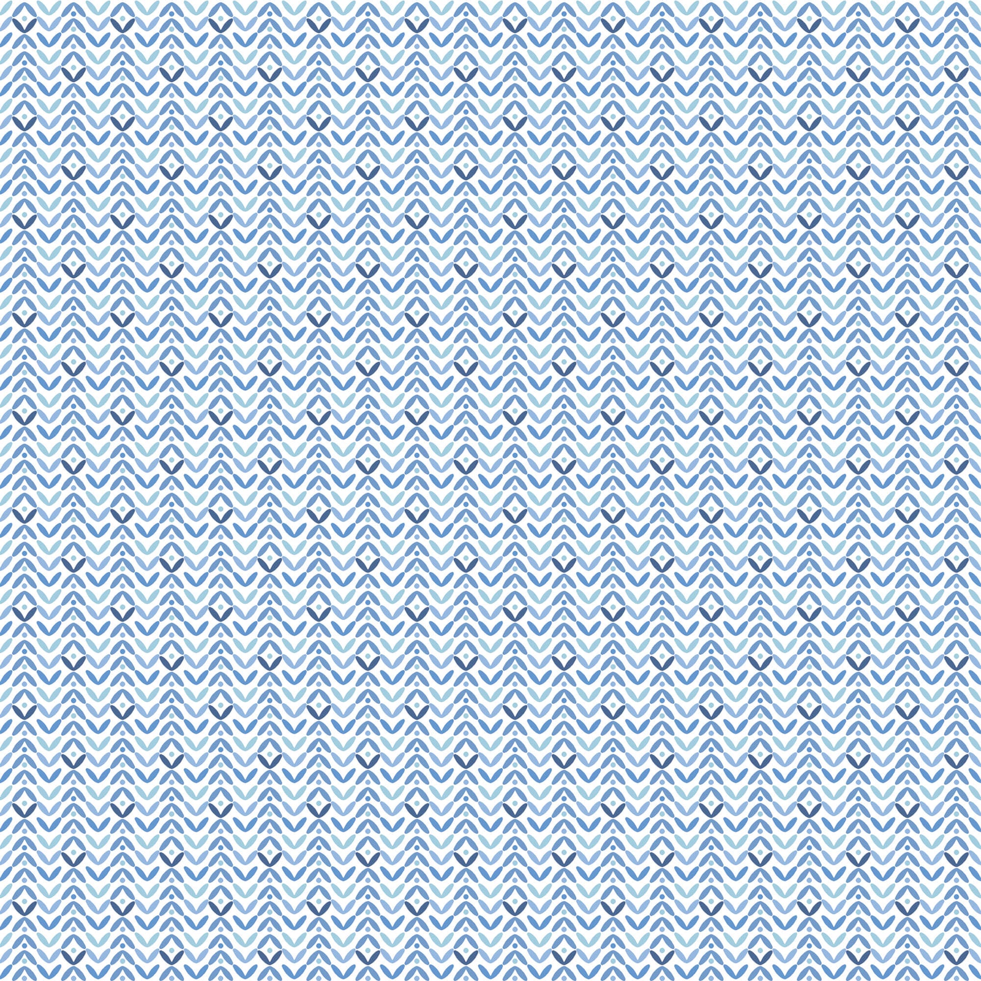 Tulip Flip Blue/Mint Wallpaper from the Small Prints Collection by Galerie Wallcoverings