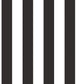 Awning Stripe Black Wallpaper from the Just Kitchens Collection by Galerie Wallcoverings