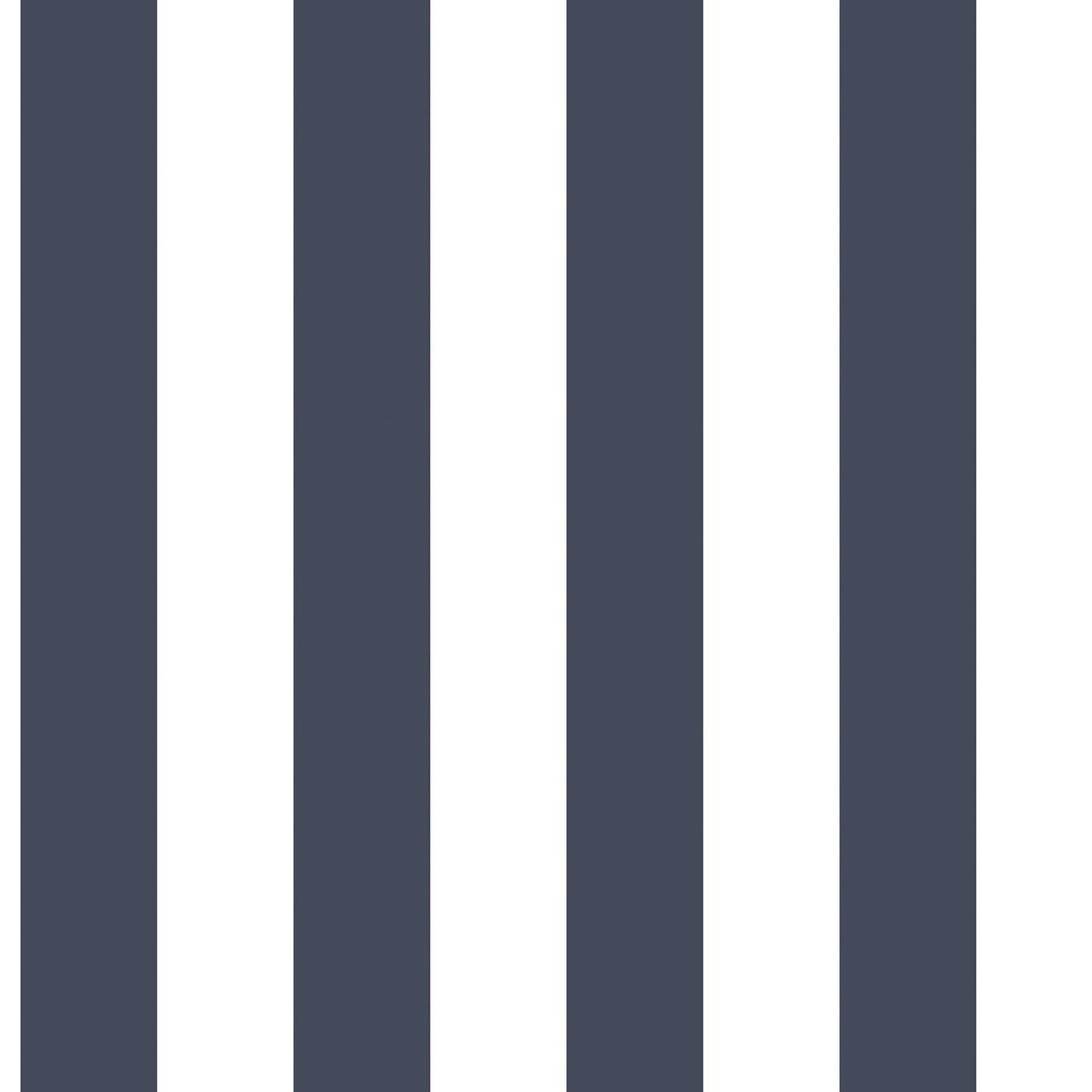 Awning Stripe Navy Wallpaper from the Just Kitchens Collection by Galerie Wallcoverings