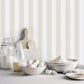 Awning Stripe Taupe Wallpaper from the Just Kitchens Collection by Galerie Wallcoverings
