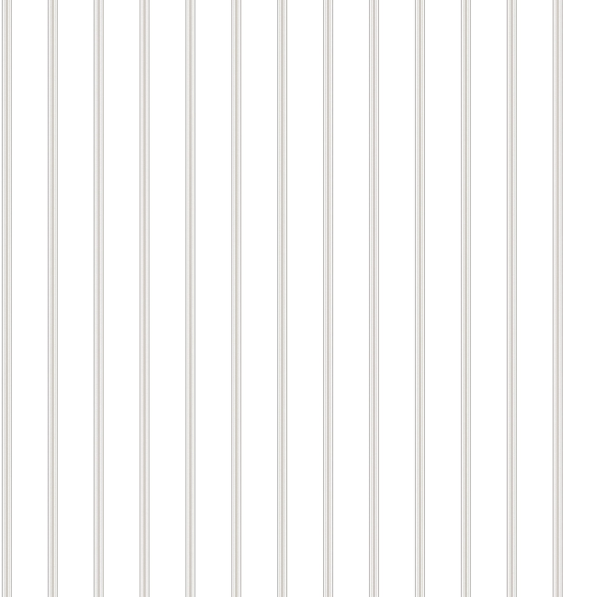 Napkin Stripe Grey/Beige Wallpaper from the Just Kitchens Collection by Galerie Wallcoverings